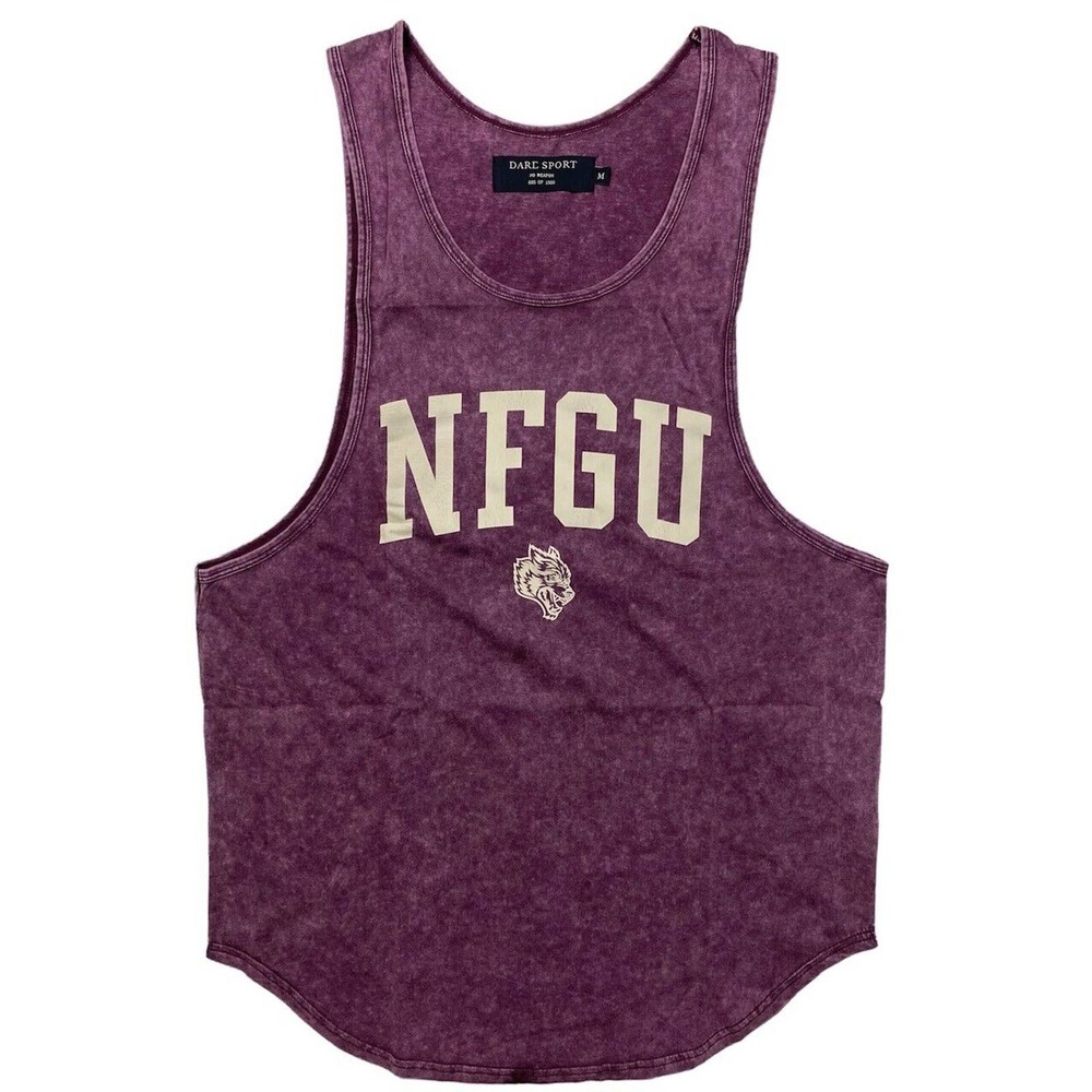 Darc Sport Men's NFGU Our Code Drop Tail Vintage Wash Tank Top Tee T-Shirt